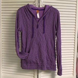 Lucy lightweight half zip pullover size m